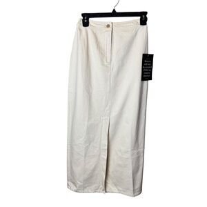 NWT Tuckernuck Ecru Denim Lia Skirt 0